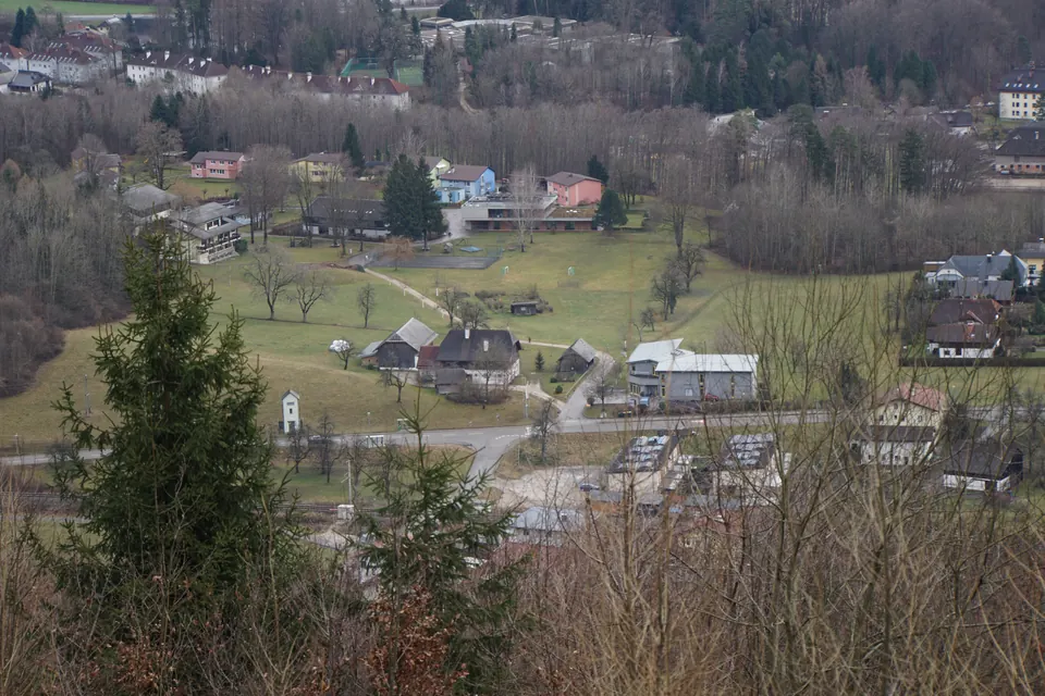 Aerial view with the SOS Children's Village