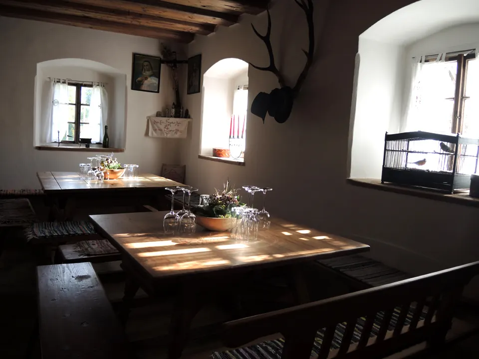 Die Stube mit Riemlingsdecke