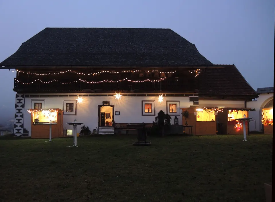 The Eggerhaus at dusk