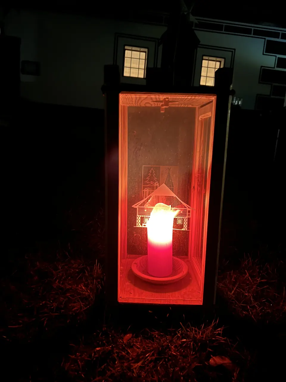 Lantern in the dark