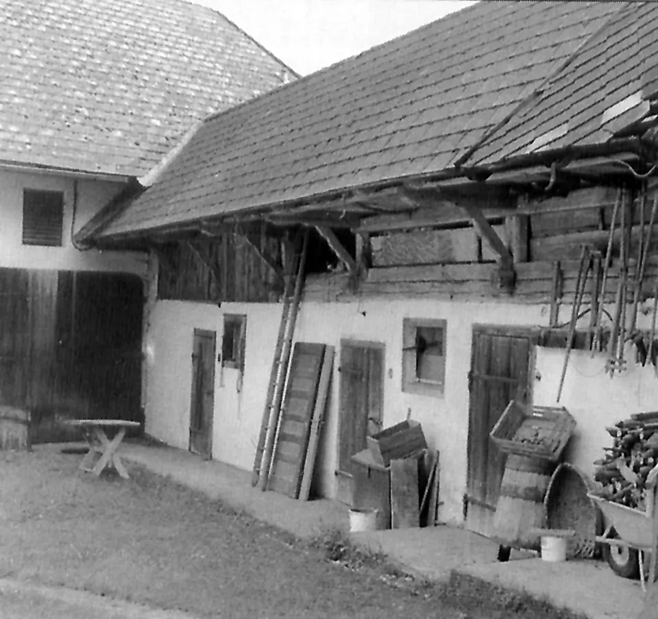 Das Eggerhaus am alten Standort